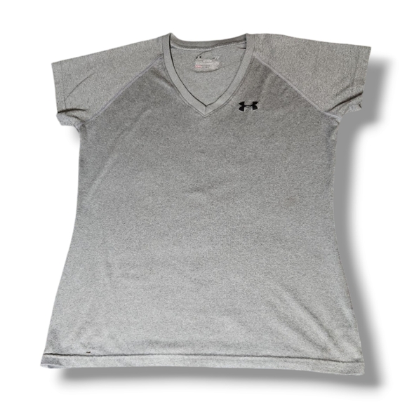 (2)+1 Under Armour- Women's v-neck heatgear semi-fitted t-shirts. Sz Small - Picture 2 of 5